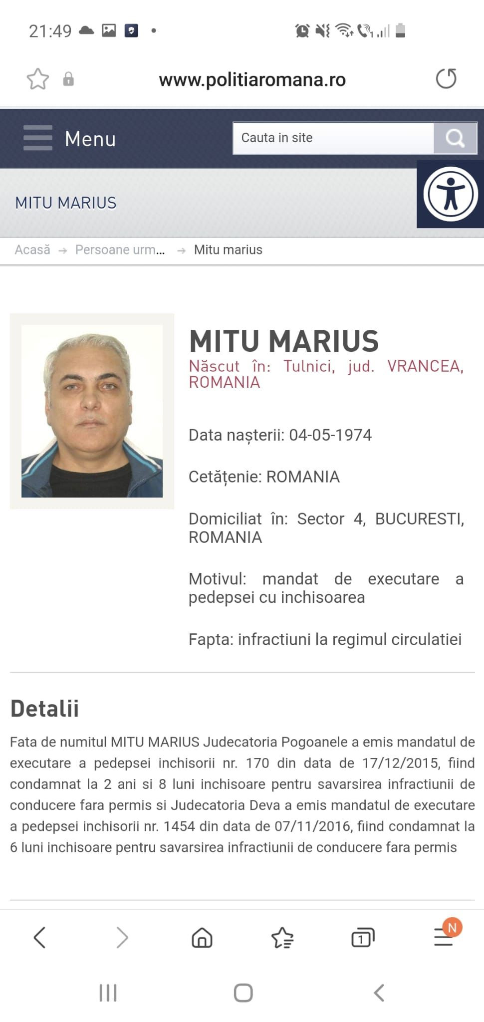 marius de la focsani