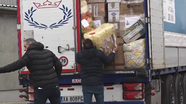 Un transport umanitar din Italia, sprijinit de Vatican, a ajuns în România pentru refugiații ucraineni