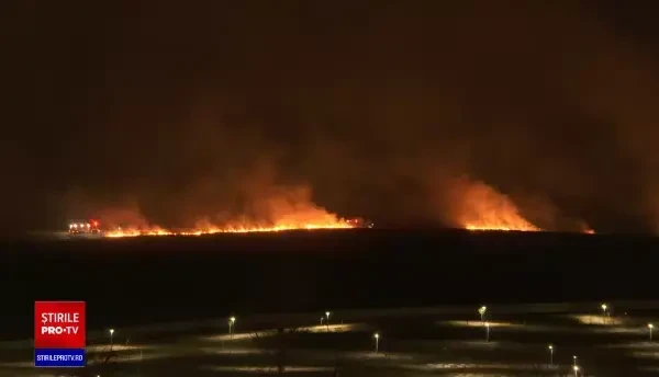 Peste 6000 de incendii de vegetație de la începutul anului. Mii de hectare de teren au fost arse