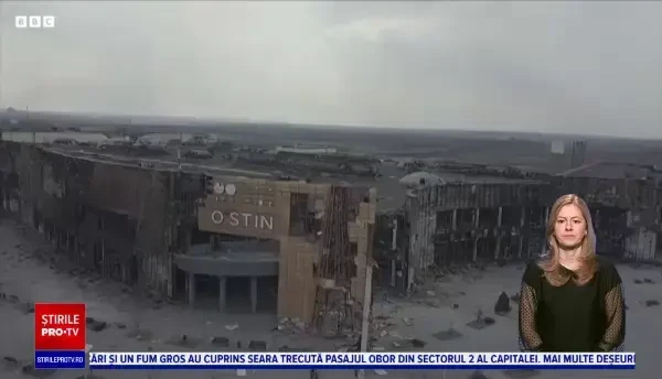 Imagini din satelit. Armata rusă construiește tranșee pentru a-și proteja pozițiile militare lângă Kiev