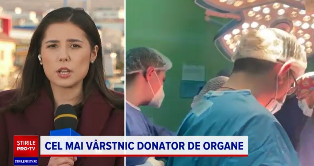 Prelevare de organe la Târgu Mureș de la o femeie de 84 de ani. Femeia intrase în moarte cerebrală