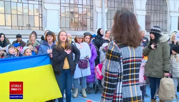 Peste 200 de elevi ucraineni au început cursurile într-un liceu din București. Au ore în ucraineană, engleză și română