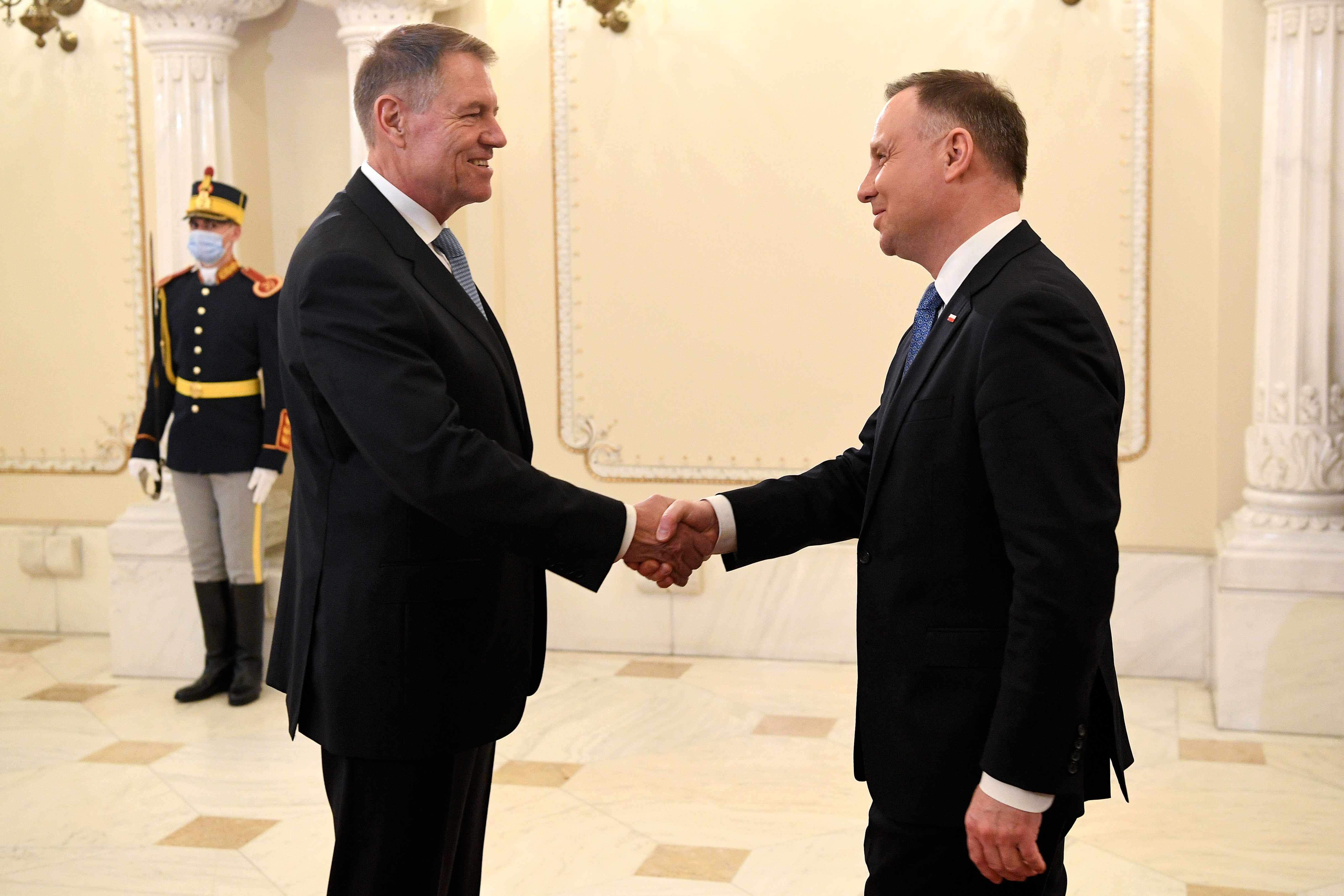 Președintele Poloniei, Andrzej Duda, primit la Palatul Cotroceni de președintele Klaus Iohannis
