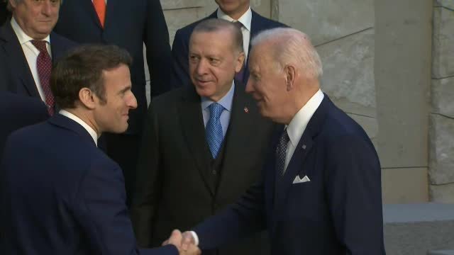 Joe Biden, Emmanuel Macron, summit, NATO