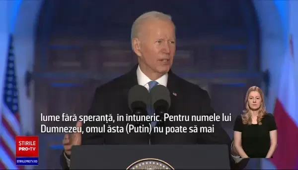 Imagini emoționante. Joe Biden a îmbrățișat copiii refugiați din Ucraina în vizita în Varșovia