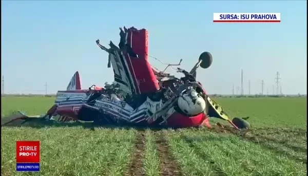 Pilotul care a pierit în accidentul aviatic de la Strejnicu și-ar fi filmat singur moartea. Ce spun martorii catastrofei