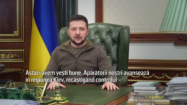 Război în Ucraina - sinteza evenimentelor. Zelenski: ”Vești bune. Apărătorii noştri avansează”