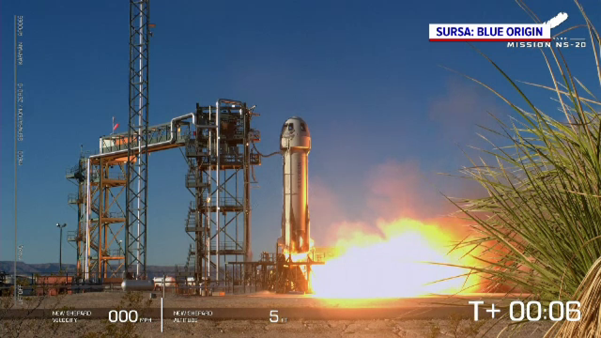 Capsula New Shepard a companiei Blue Origin a decolat joi pentru a patra oară