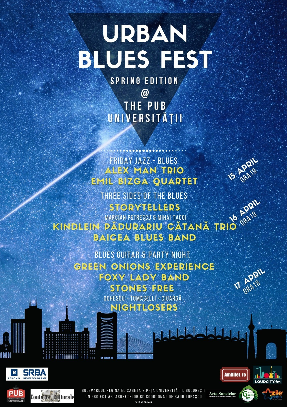 ”Urban Blues Fest”, festival de blues în București. Se lansează cartea ”Blues Made in Romania”