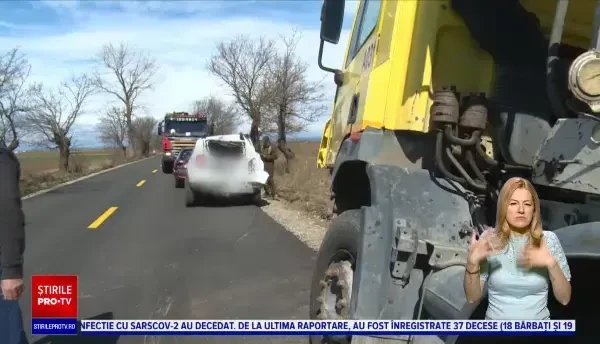 Un șofer care se întorcea de la o înmormântare a provocat un accident, în Dâmbovița