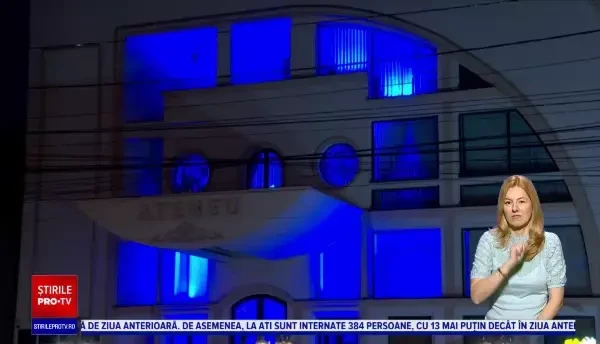 Al nouălea an în care România luminează clădirile în albastru pentru Ziua Internațională a Conștientizării Autismului