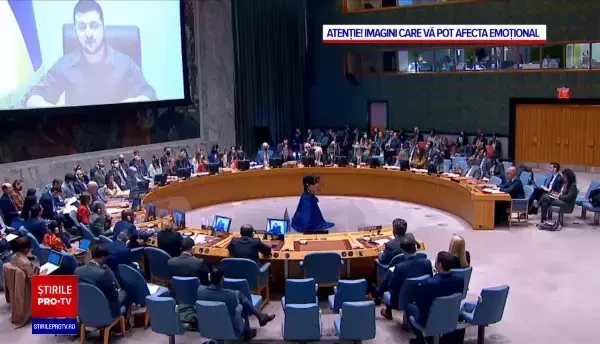 Zelenski critică atitudinea ONU față de conflictul din Ucraina: ”Se poartă ca și când nu s-ar fi întâmplat nimic”