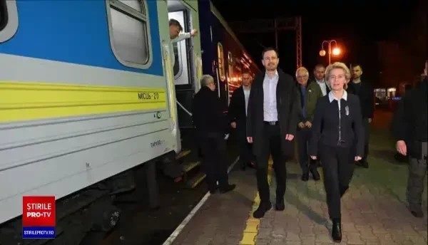 Liderii UE, la locul masacrului din Bucea, echipați cu veste antiglonț