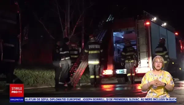 Incendiu puternic provocat de un piroman, extins și la o grădiniță din Holboca. Suspectul a fost prins