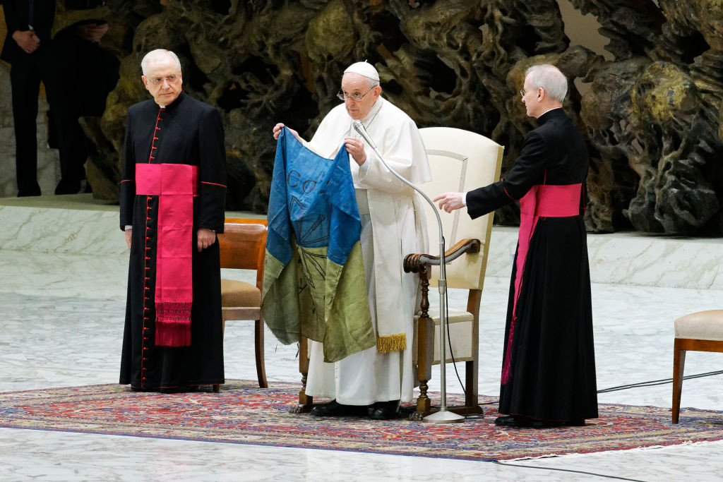 Papa Francisc, cu gândul la războiul din Ucraina în duminica Floriilor pentru catolici: ''Hristos este din nou răstignit"