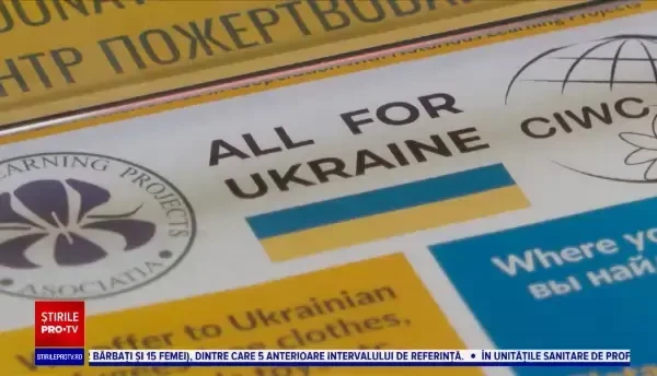 „O zi pentru umanitate”. Elevii unui colegiu privat din Cluj au organizat o strângere de fonduri pentru ucraineni