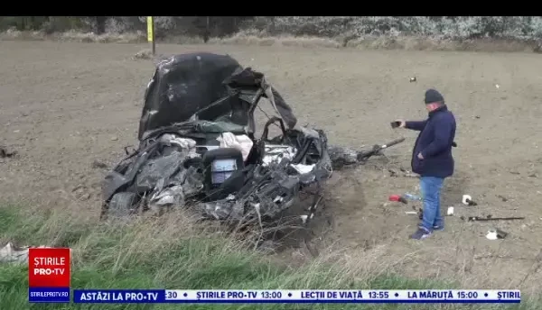 Accident deosebit de grav în Bacău, cu trei morți. Doi au fost decapitați