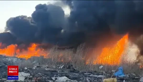 Descinderi de amploare în Dâmbovița. Garda de Mediu a stricat afacerile celor care ard ilegal deșeuri