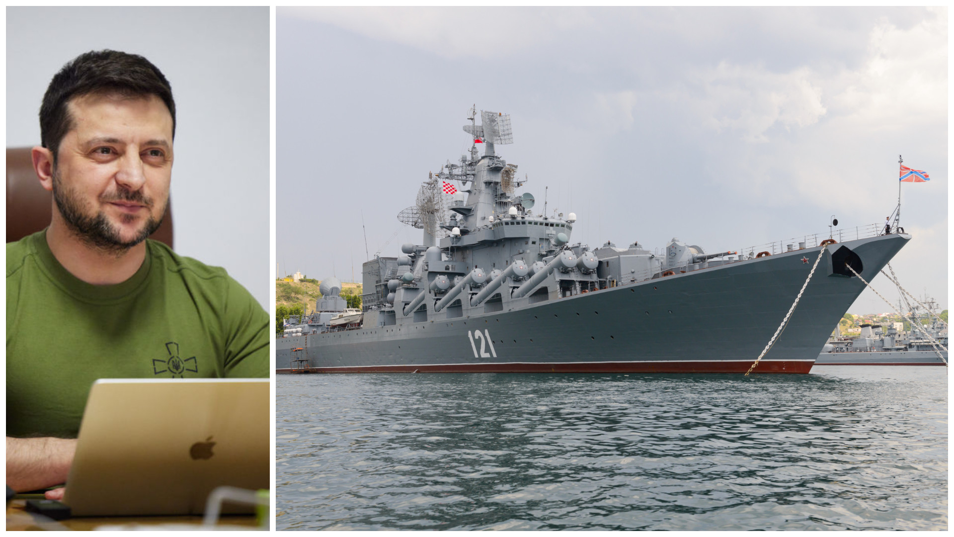 Zelenski, după distrugerea crucișătorului Moskva: „Am arătat că navele ruseşti pot merge... doar la fund”