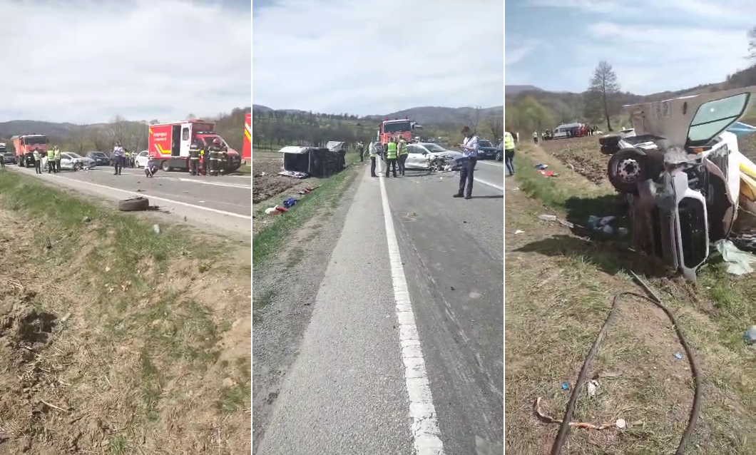Accident cu 10 răniți în Caraș-Severin. Cinci copii, printre victime. A fost activat Planul roşu de intervenţie
