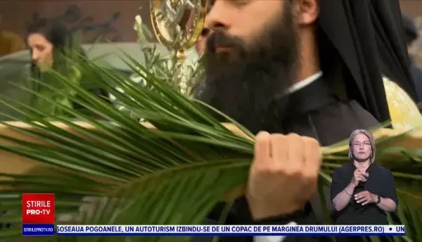 Credincioșii ortodocși sărbătoresc Floriile. Mii de oameni din toată țara au participat la pelerinaje