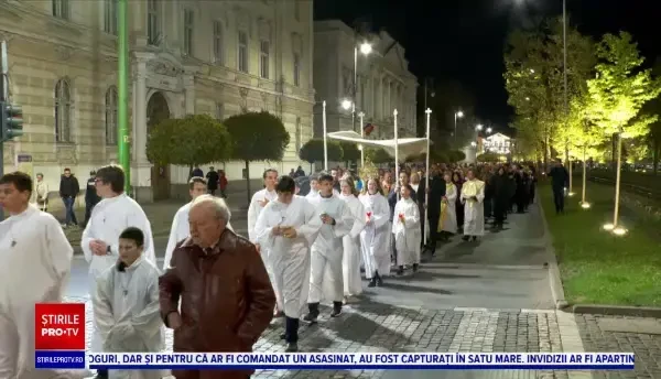 Peste un milion și jumătate de catolici și protestanți s-au bucurat de slujbe fără restricții, în noaptea de Înviere