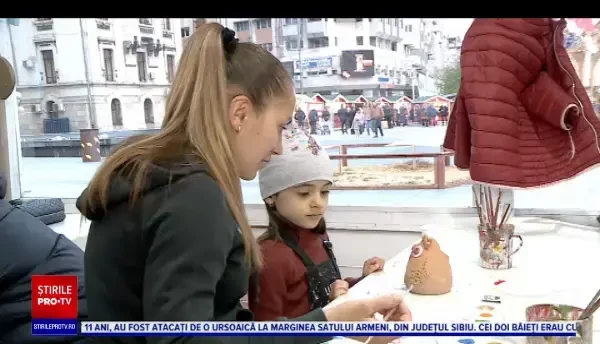 Târg de Paște în Craiova. Vizitatorii sunt întâmpinați cu bunătăți din toată țara