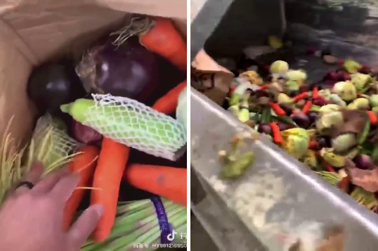 Shanghai se confruntă și cu o penurie de alimente. Autoritățile ar fi aruncat sute de kilograme de legume