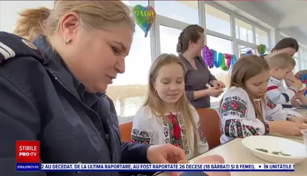 Bucuriile de Paște primite de refugiați și vârstnici în România