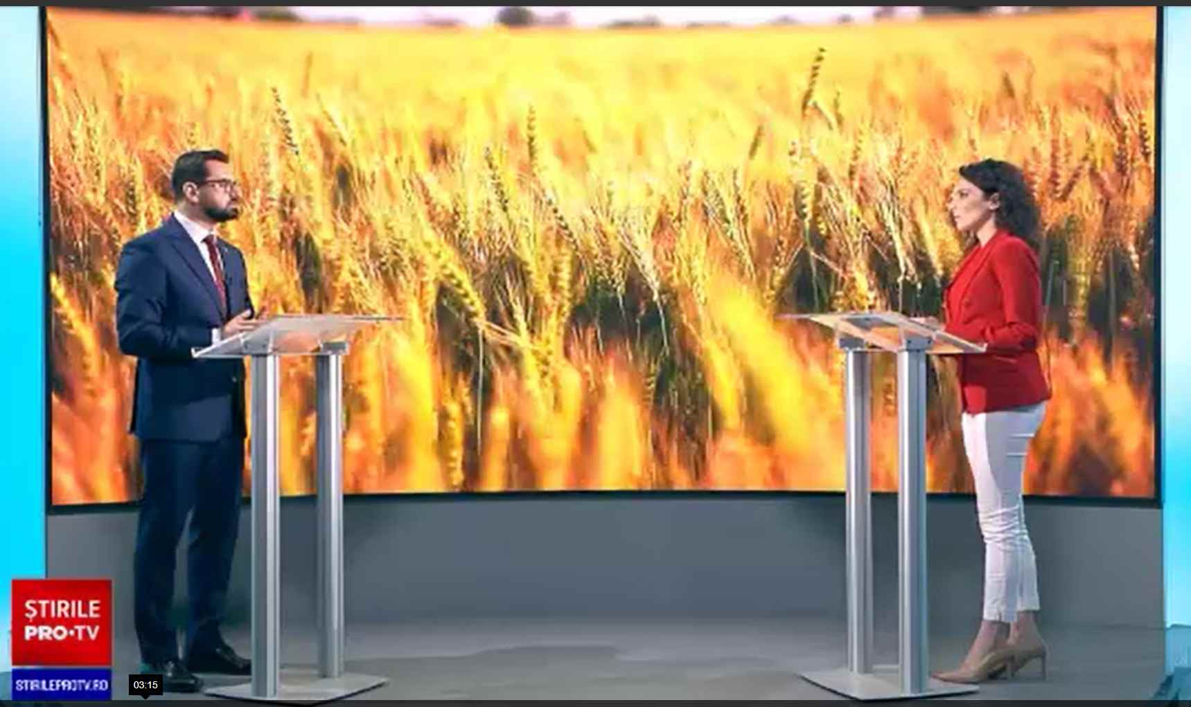 Adrian Chesnoiu, ministrul Agriculturii: România își poate hrăni integral populația numai din producția internă