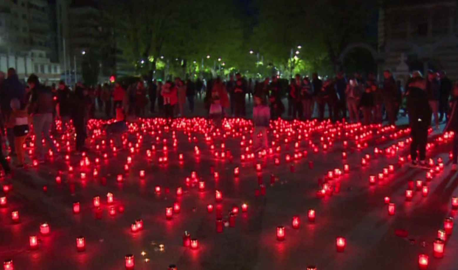 Procesiunea Calea Luminii, la Târgoviște. E o tradiție de suflet în Joia Mare