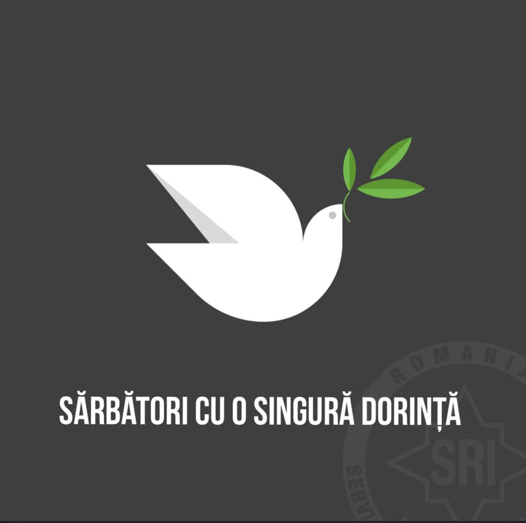 Urarea de Paște a SRI care a devenit virală: ”Sărbători cu o singură dorință”