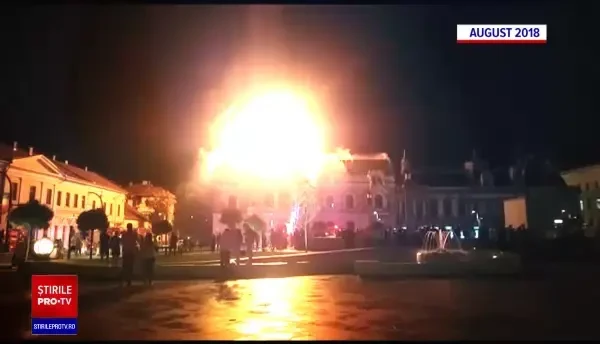 Palatul Episcopal din Oradea, distrus în urma unui incendiu, a fost reclădit și reconsolidat