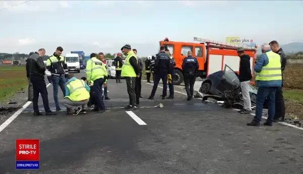 Accident extrem de grav pe un drum județean din Maramureș. Un bărbat și-a pierdut viața în urma impactului