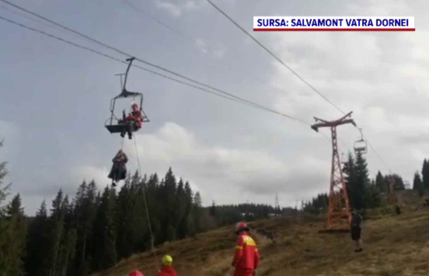 Șoferul care a lovit telescaunul din vatra Dornei, amendat cu 6.000 de lei. Cum s-a produs incidentul