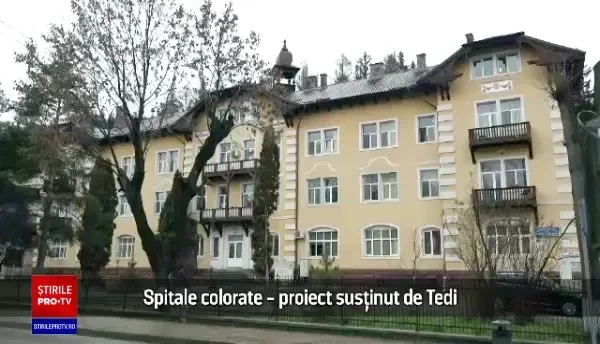 (P) A fost lansat proiectul ”Spitale colorate” prin care Tedi aduce un mic zâmbet copiilor bolnavi