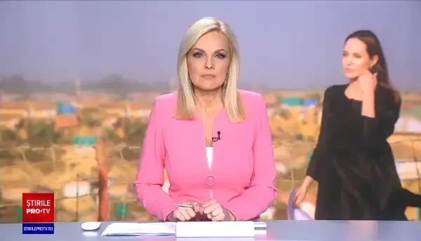 Video. Angelina Jolie apare într-o cafenea din Liov, Ucraina