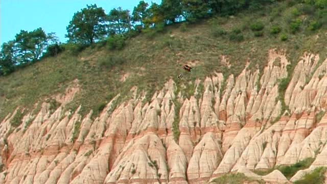 ANIMAȚIE GRAFICĂ. Cum au căzut cei doi copii cu ATV-ul, în zona periculoasă din Râpa Roșie