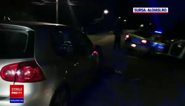 Urmărire ca în filme în Iași. Un șofer nu a oprit la semnalele polițiștilor și a pornit într-o goană de 15 kilometri