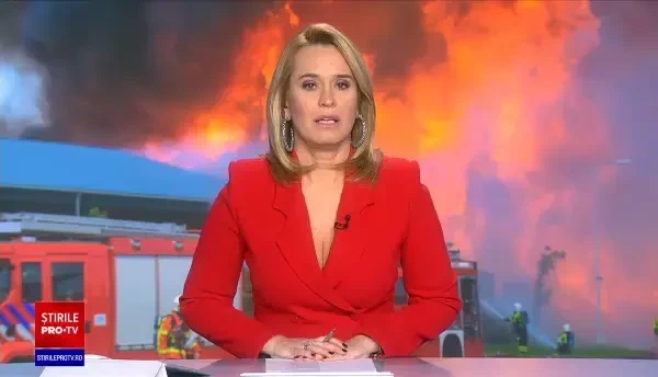 Incendiu puternic la un depozit de deşeuri din Techirghiol. "Niciodată nu am mai văzut așa ceva"