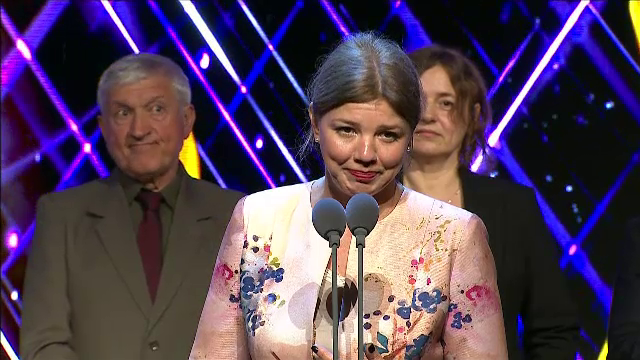Actrița Viorica Vodă, pe scena premiilor Gopo: „Am făcut psihoterapie ani de zile pentru hărțuirea sexuală din sistem”