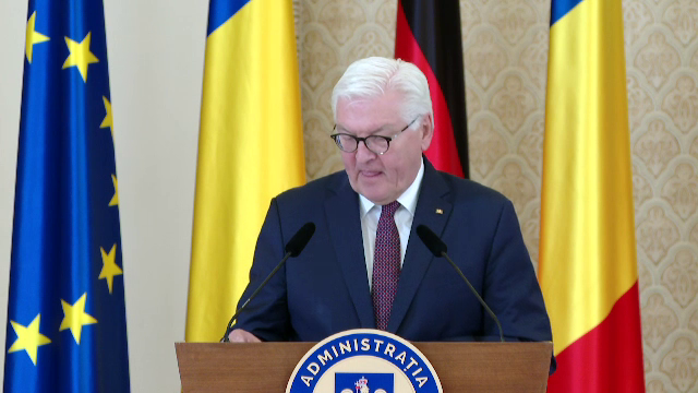 Președintele Germaniei, la București: „Îngrijorarea noastră privind destabilizarea Moldovei nu este nouă”
