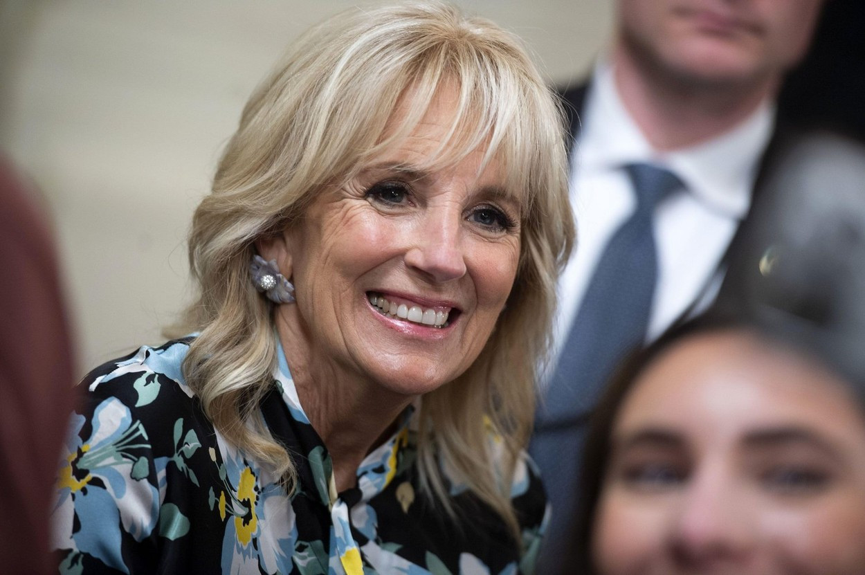 Jill Biden, Prima Doamnă a Statelor Unite, a ajuns în România