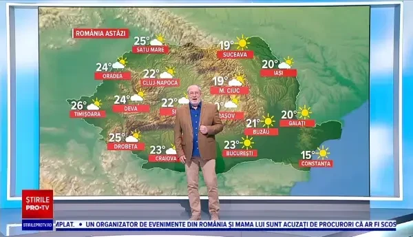 Vremea astăzi, 6 mai 2022. Vreme frumoasă în cea mai mare parte a ţării. Norii se adună după-amiaza şi seara
