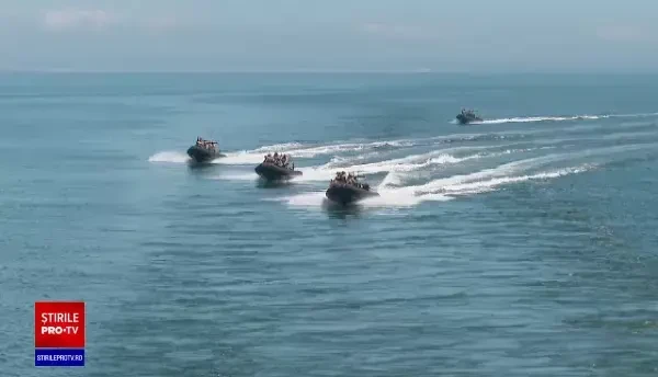 Exercițiu comun al NATO în largul Mării Negre. A fost simulată capturarea unei nave inamice