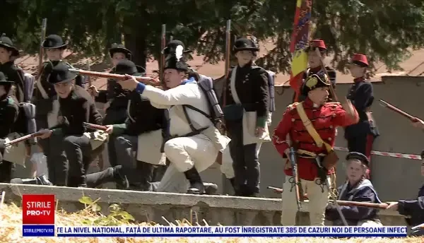 Scene din Războiul de Independență, readuse la viață de voluntari și elevi din Calafat