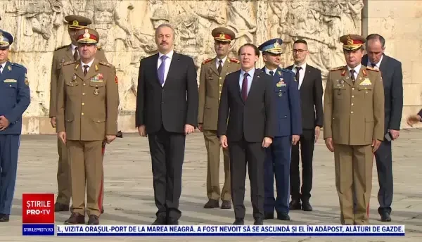 În toată țara au avut loc ceremonii militare, luni, cu ocazia zilei de 9 mai