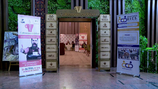 „Cafeneaua cu joburi” își așteaptă candidații într-un cadru mai puțin formal și rigid