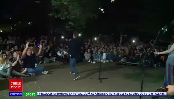 Serile studențești din complexul de cămine din Grozăvești s-au întors. Acorduri de chitară au răsunat toată seara