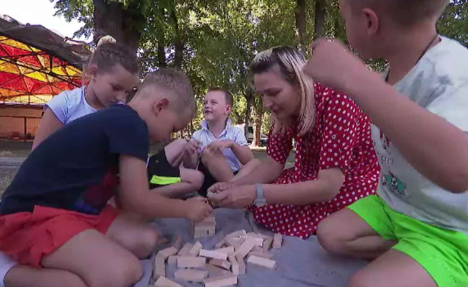 Centru pentru copiii refugiaților ucraineni, în complexul Tei. Au profesori ucraineni și români